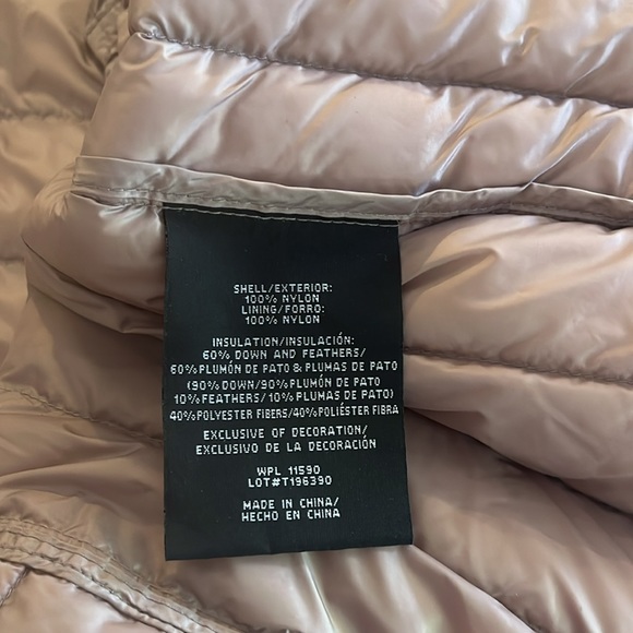 Plus size mauve 32 Degrees puffer vest w/ hood - Picture 5 of 7